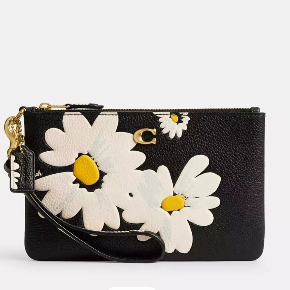Coach NWTs Small Wristlet With Floral Print - Picture 7 of 10